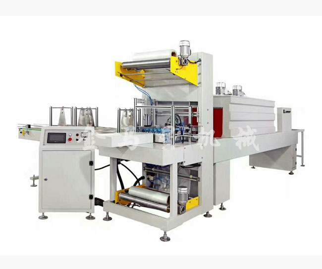 全自動飲料、飲用水PE膜包機、包裝機